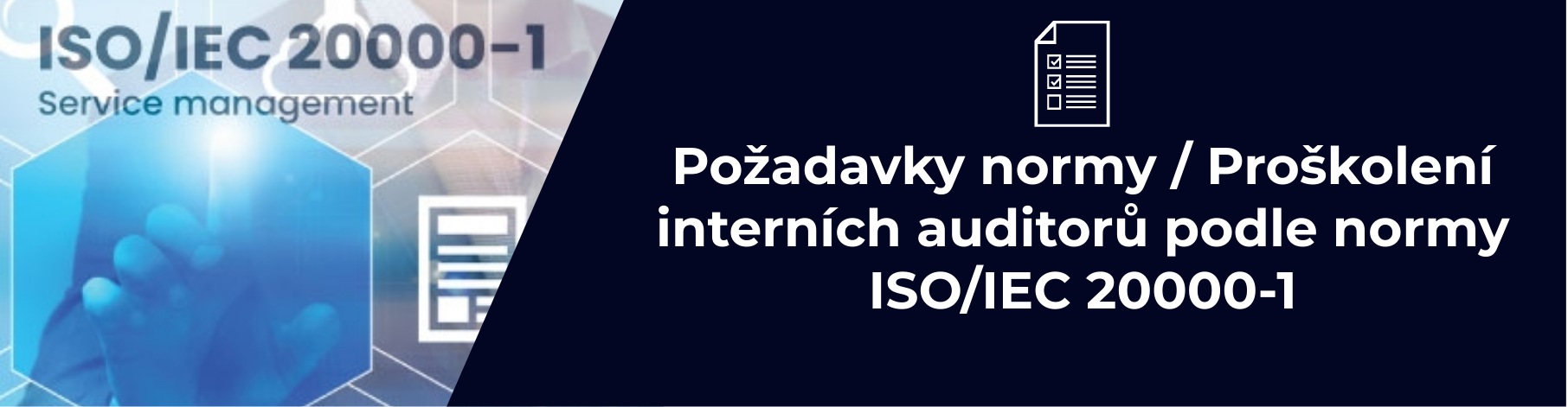 Požadavky normy ISO/IEC 20000-1